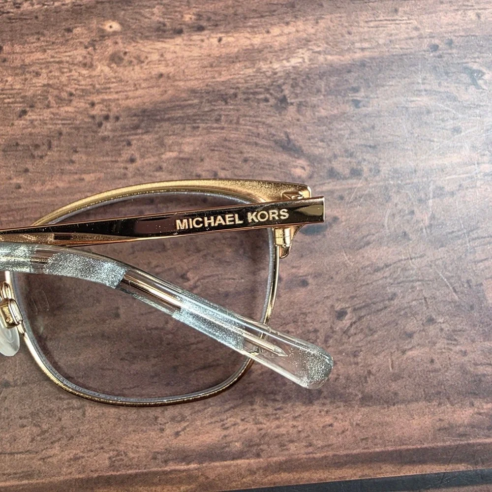 Michael Kors Gold Black 51mm Metal‎ Frame Adrianna IV FRAMES ONLY